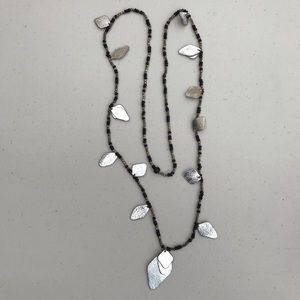 Bead and Leather Necklace